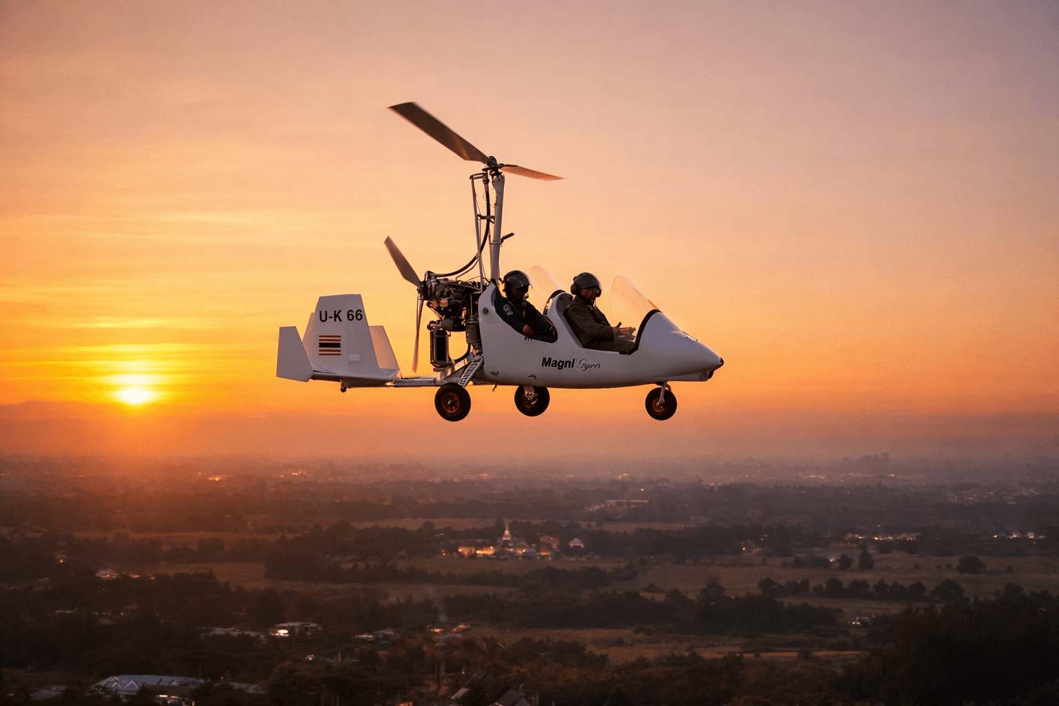 旋翼机飞行体验