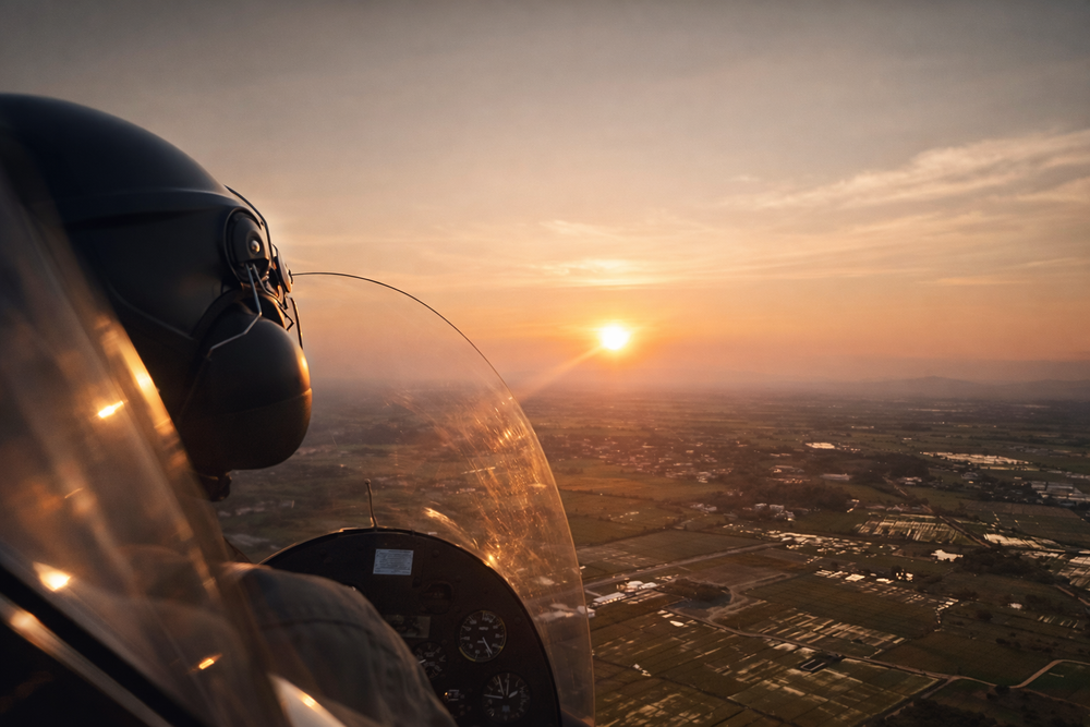 선셋 비행: 치앙마이를 감상하는 가장 로맨틱한 방법