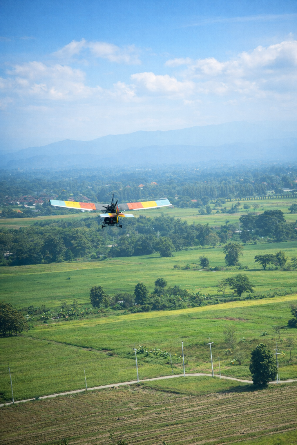 치앙마이 초경량 비행 체험: 하늘에서 바라본 모험